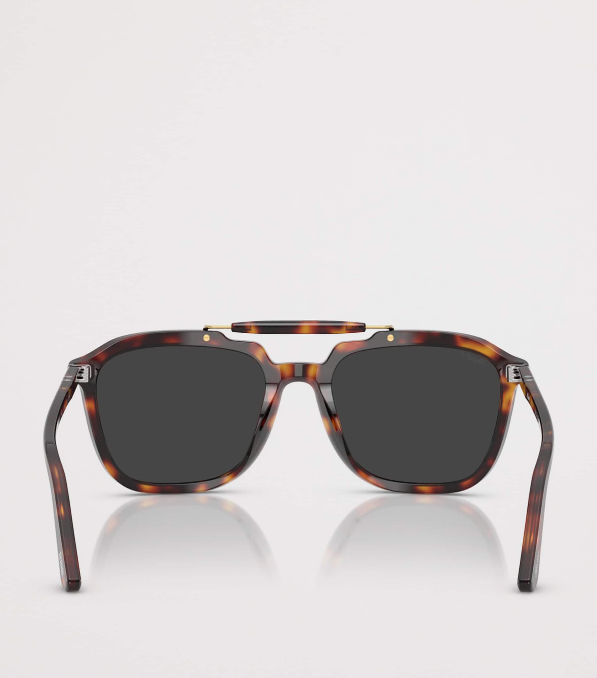 Persol Senna Series Square Sunglasses Brown Image 4
