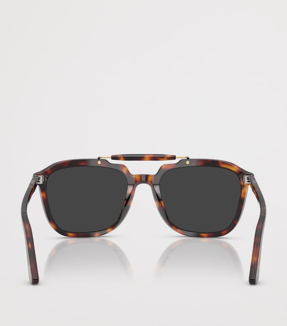 Persol Senna Series Square Sunglasses Brown Image 4