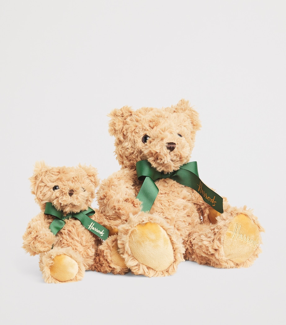 Harrods Large Curly Henry Bear (25cm) Tan Image 2