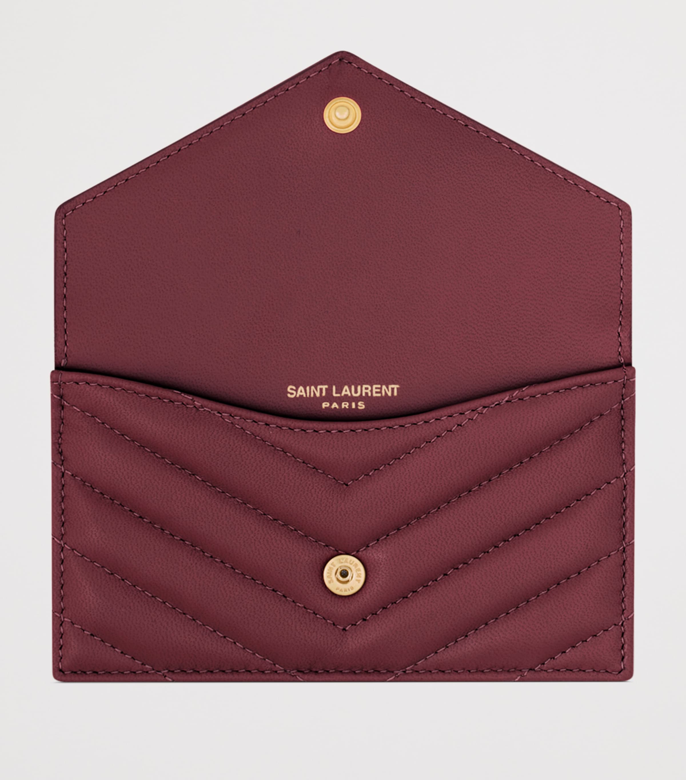 Lambskin Cassandre Fragments Flap Card Holder 6195 Image 4