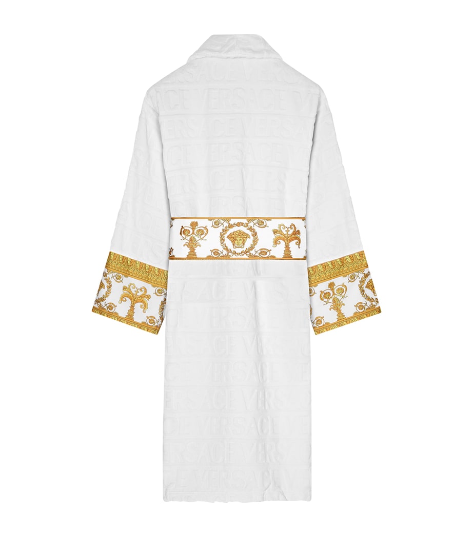 Cotton Baroque Robe WHITE Image 2