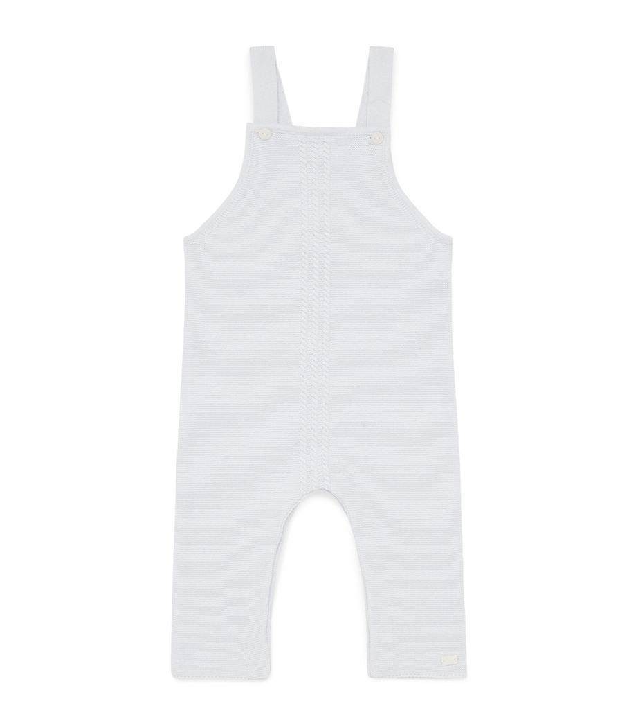 Cotton Knitted Dungarees (1-24 Months) 41CIEL Image 1