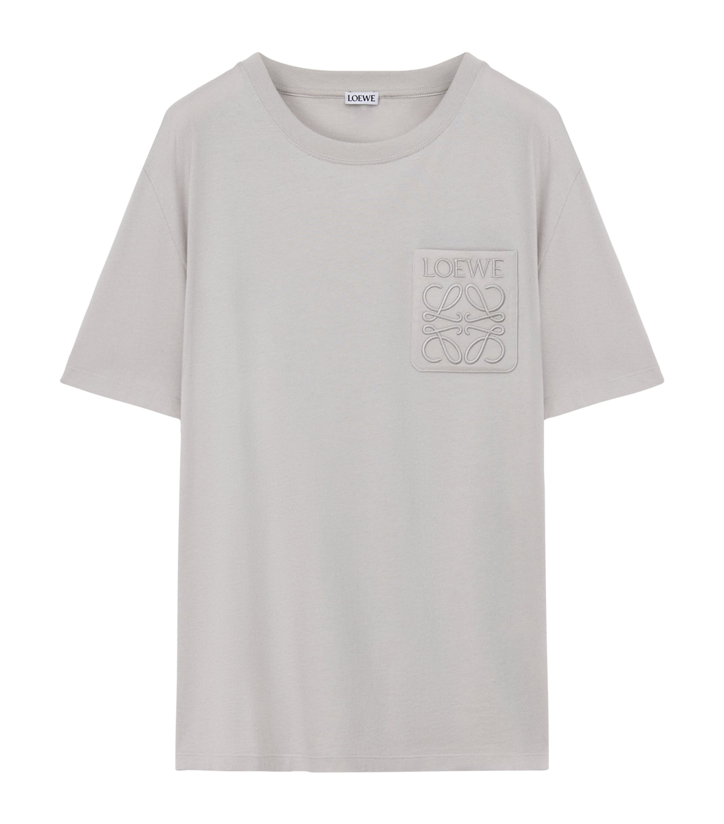 【LOEWE】Anagram ロゴ コットン 半袖 Tシャツ カットソー 入手困難】LOEWE◇アナグラム コットン 半袖 Tシャツ 刺繍ロゴ