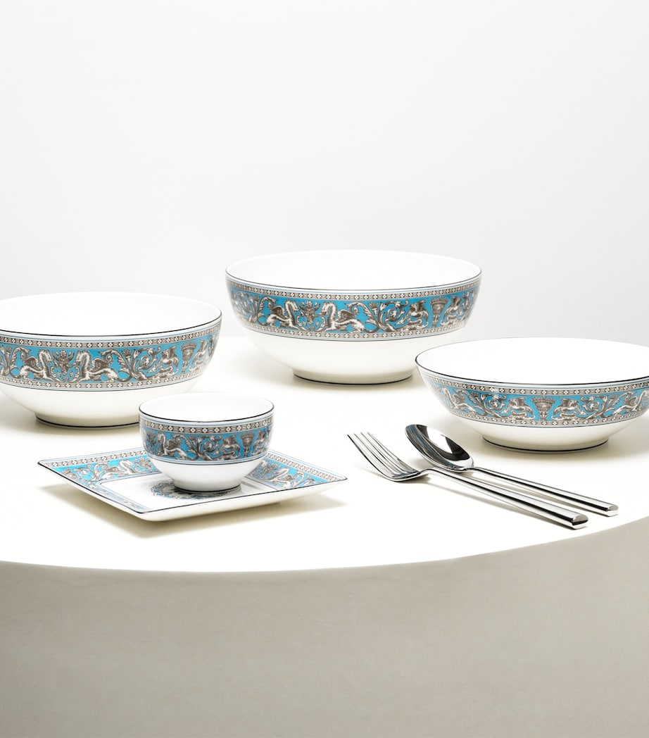 Florentine Cereal Bowl (18cm) TURQUOISE Image 2