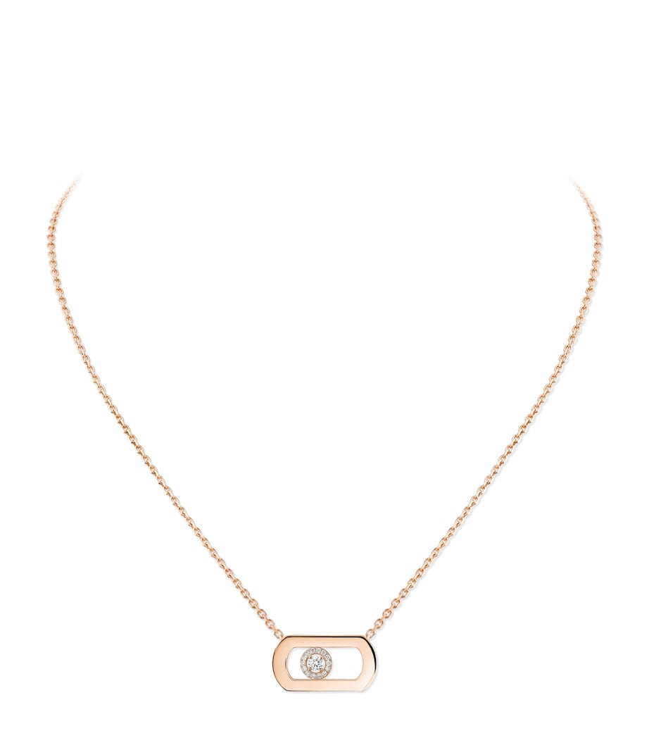 Messika So Move Pink Gold and Diamond Necklace Pink Gold Image 1
