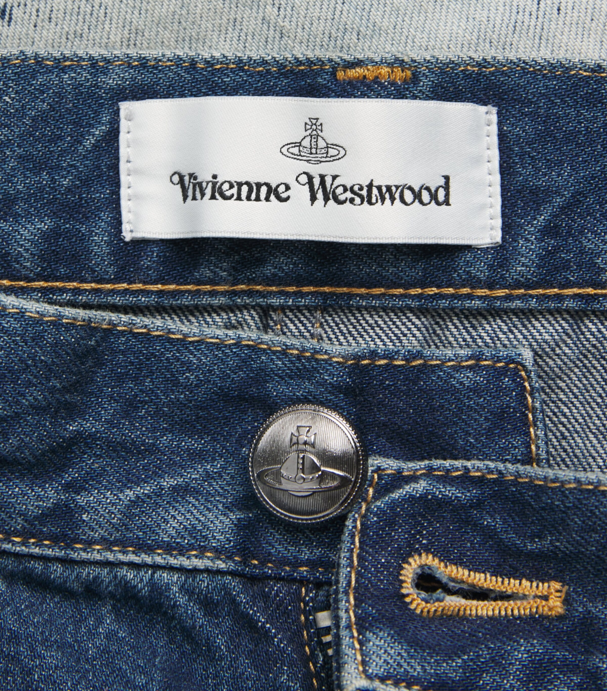 Vivienne Westwood Mens Ranch Straight Jeans Blue Image 6