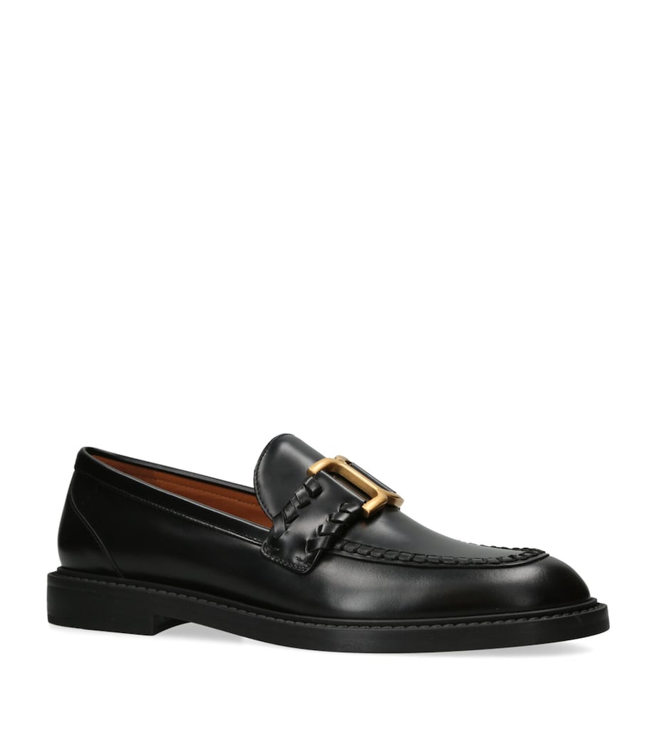 Chloé Leather Marcie Loafer Black Image 3