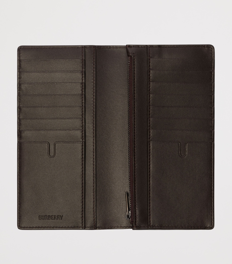 Burberry City Check Continental Wallet Dark Brown Image 2