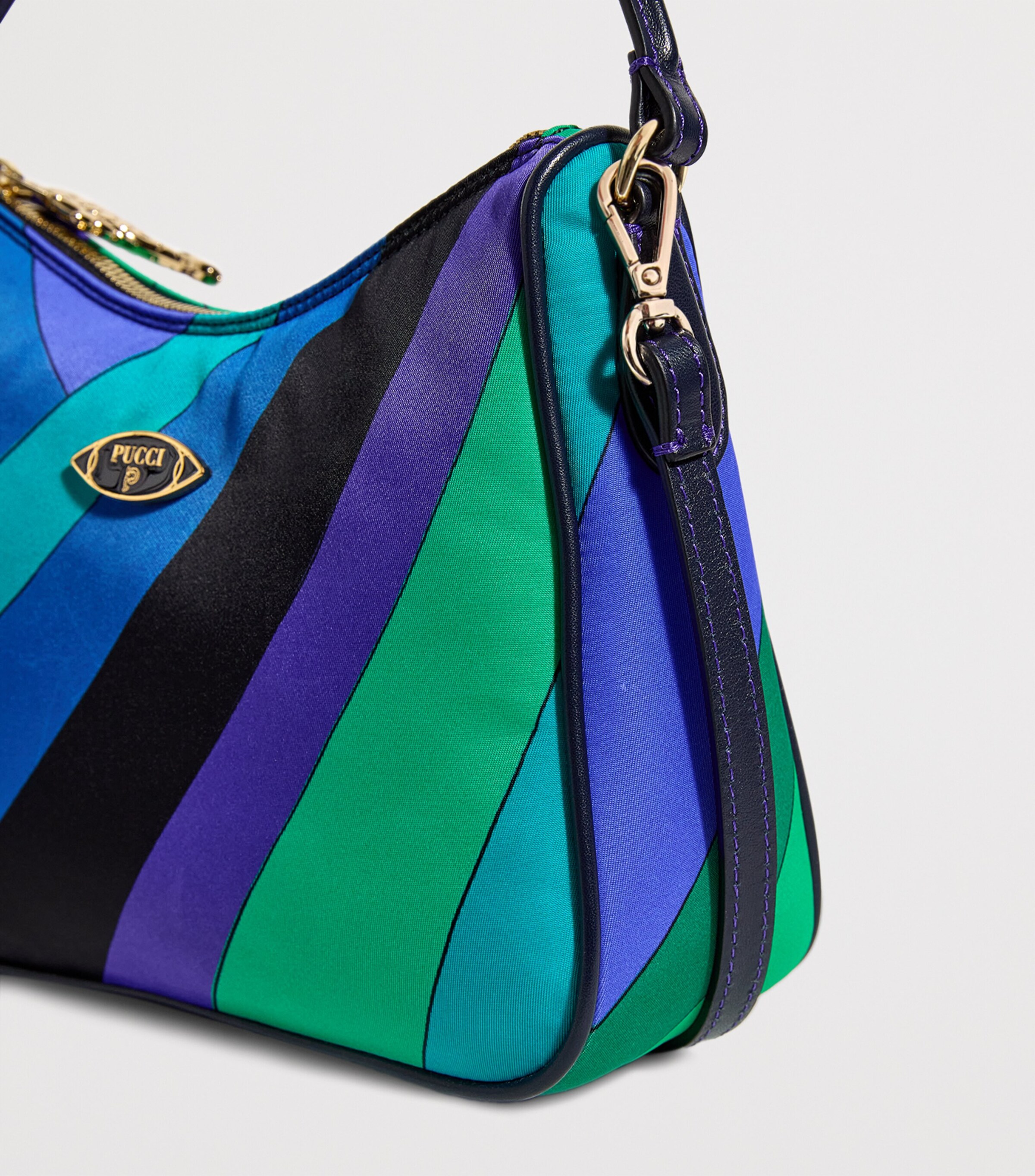 PUCCI Nylon Yummy Shoulder Bag Smeraldo Image 6