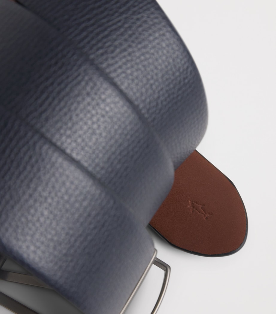 Leather Reversible Belt R71 TABACO ACACIA Image 5