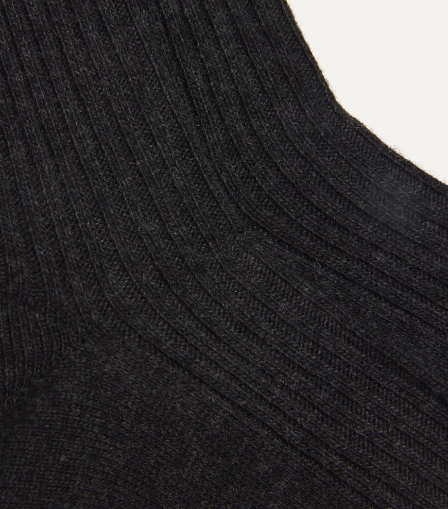 Falke Womens Cosy Boot Socks Anthra Mel Image 3