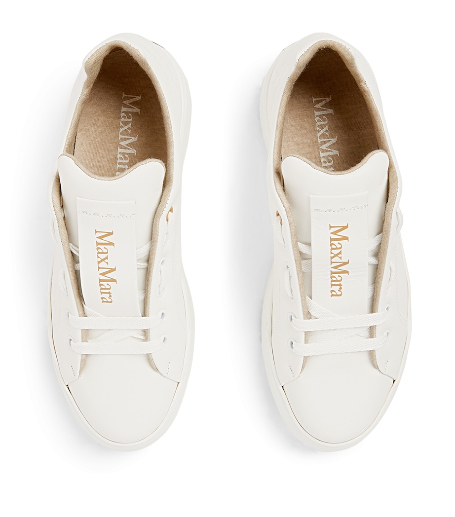 Leather Sneakers WHITE Image 2
