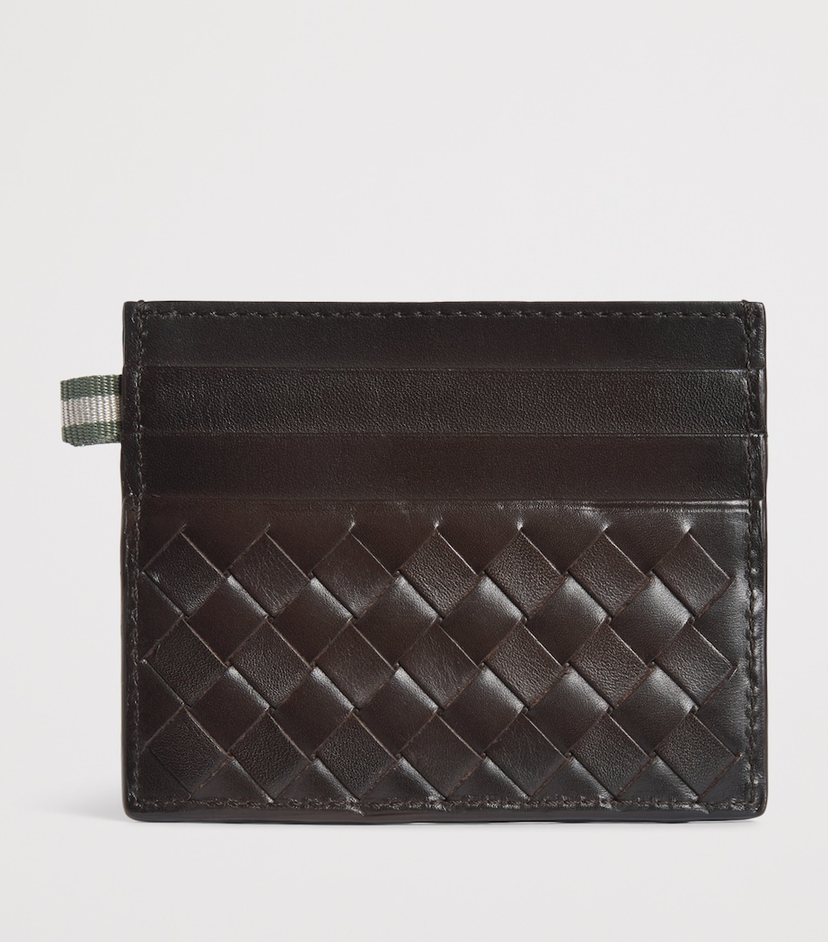 Officine Creative Leather Woven Boudin Card Holder Moro Image 2
