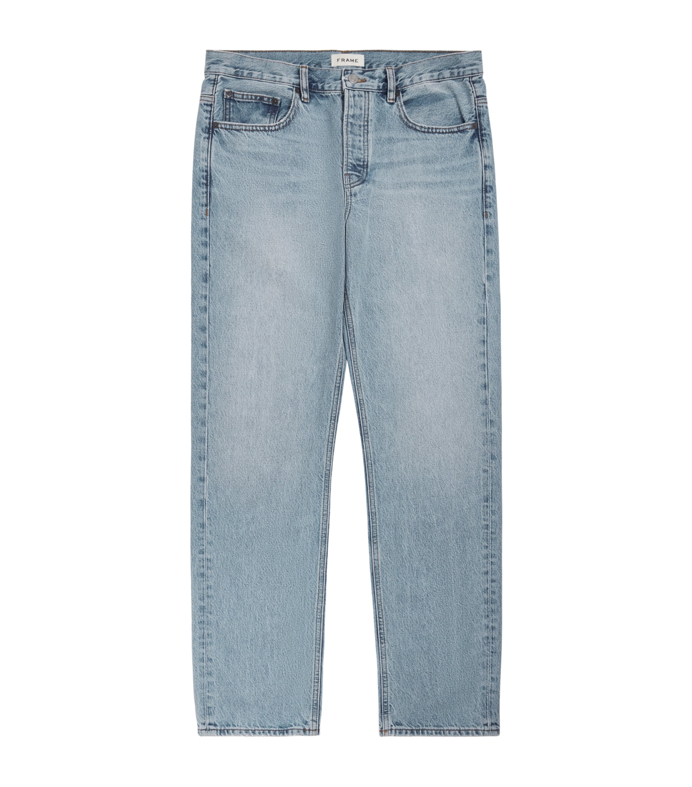 FRAME Mens The Straight Jeans Fldt Image 1