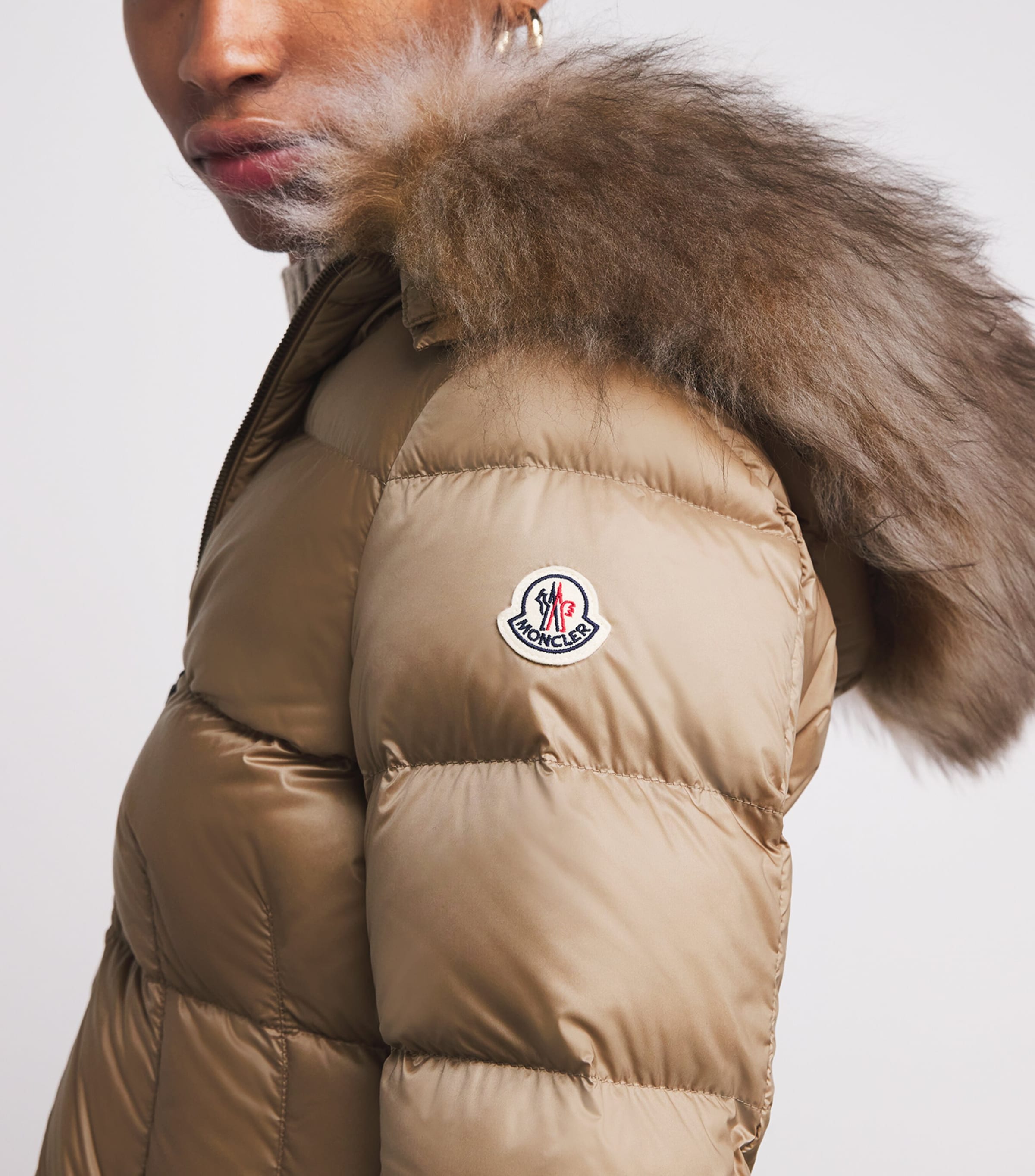 Shearling-Trim Boed Puffer Jacket 239 Image 6