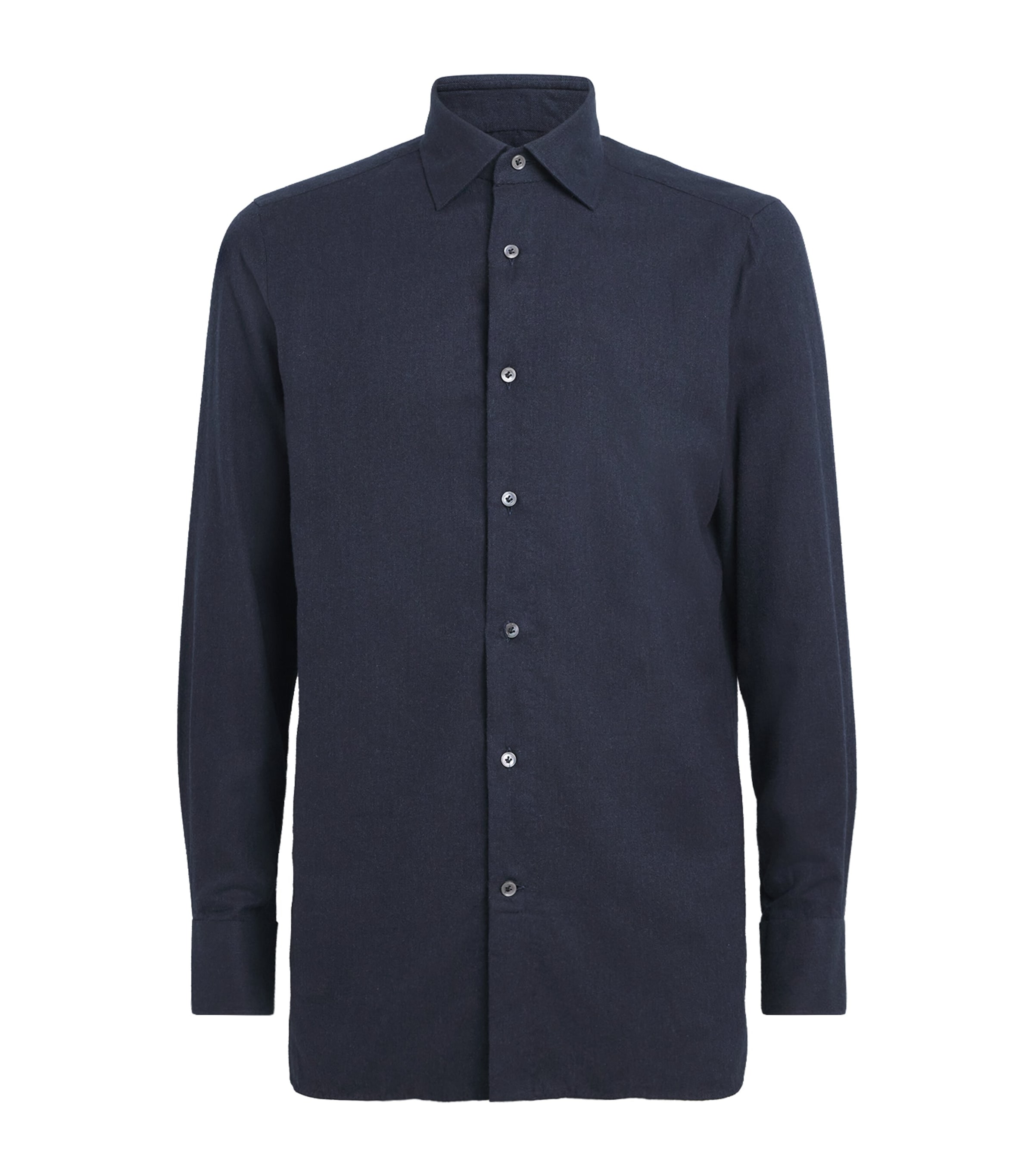 100HANDS Mens Cotton Oxford Shirt Midnight Image 1