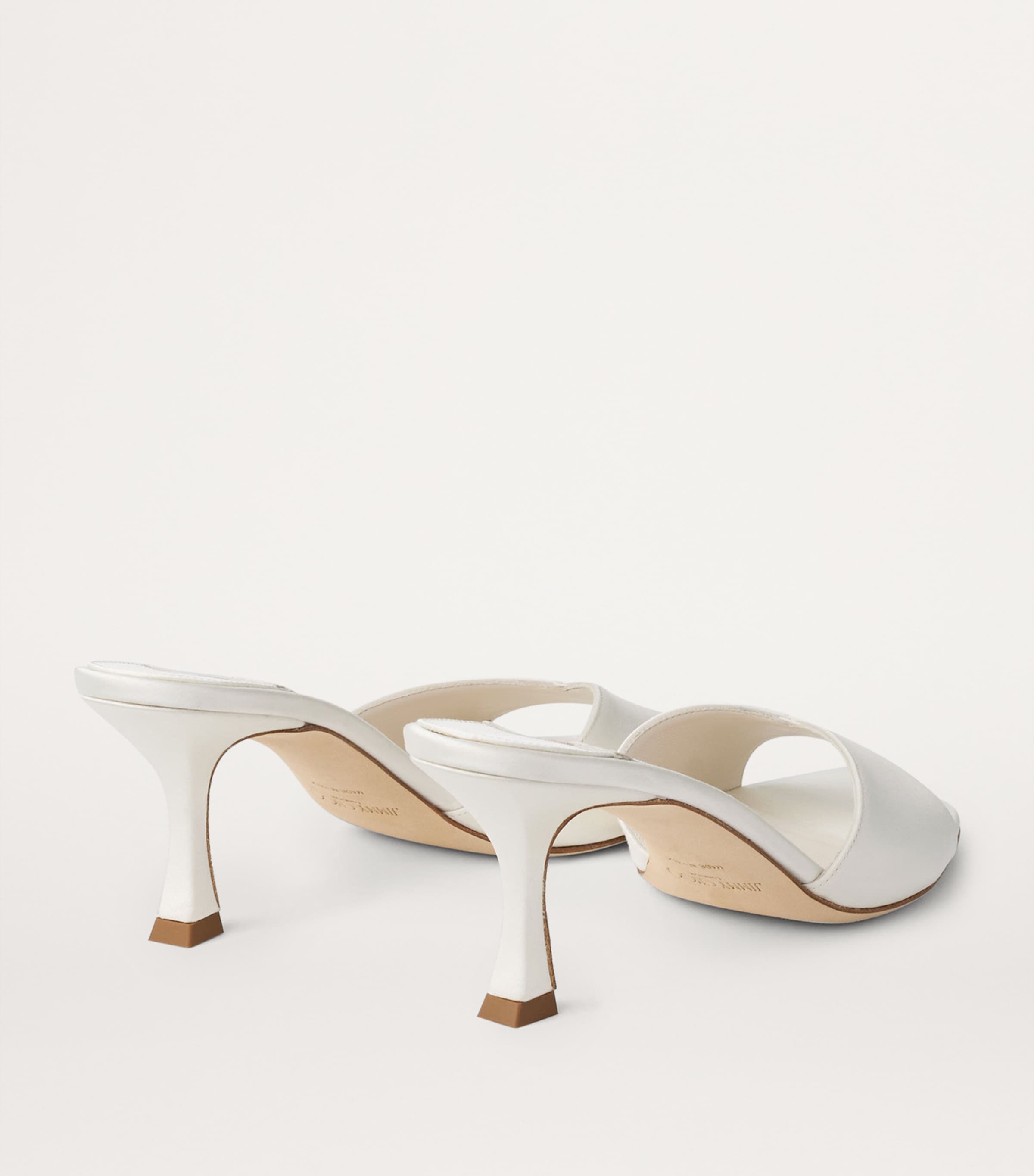 Jimmy Choo Skye 70 Satin Mules | Harrods UK