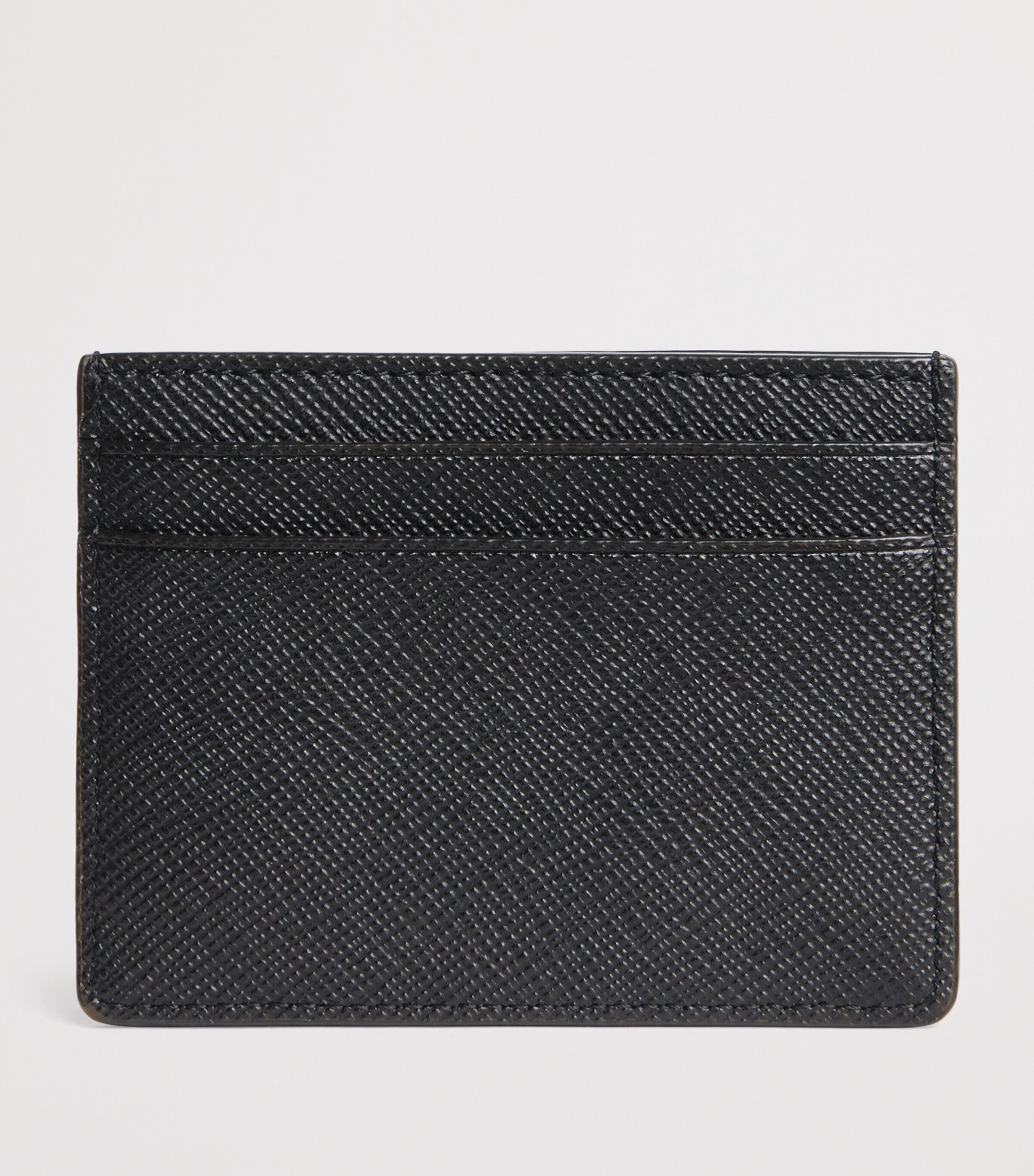 Sandro Paris Reconstituted Leather Card Holder Black Image 2
