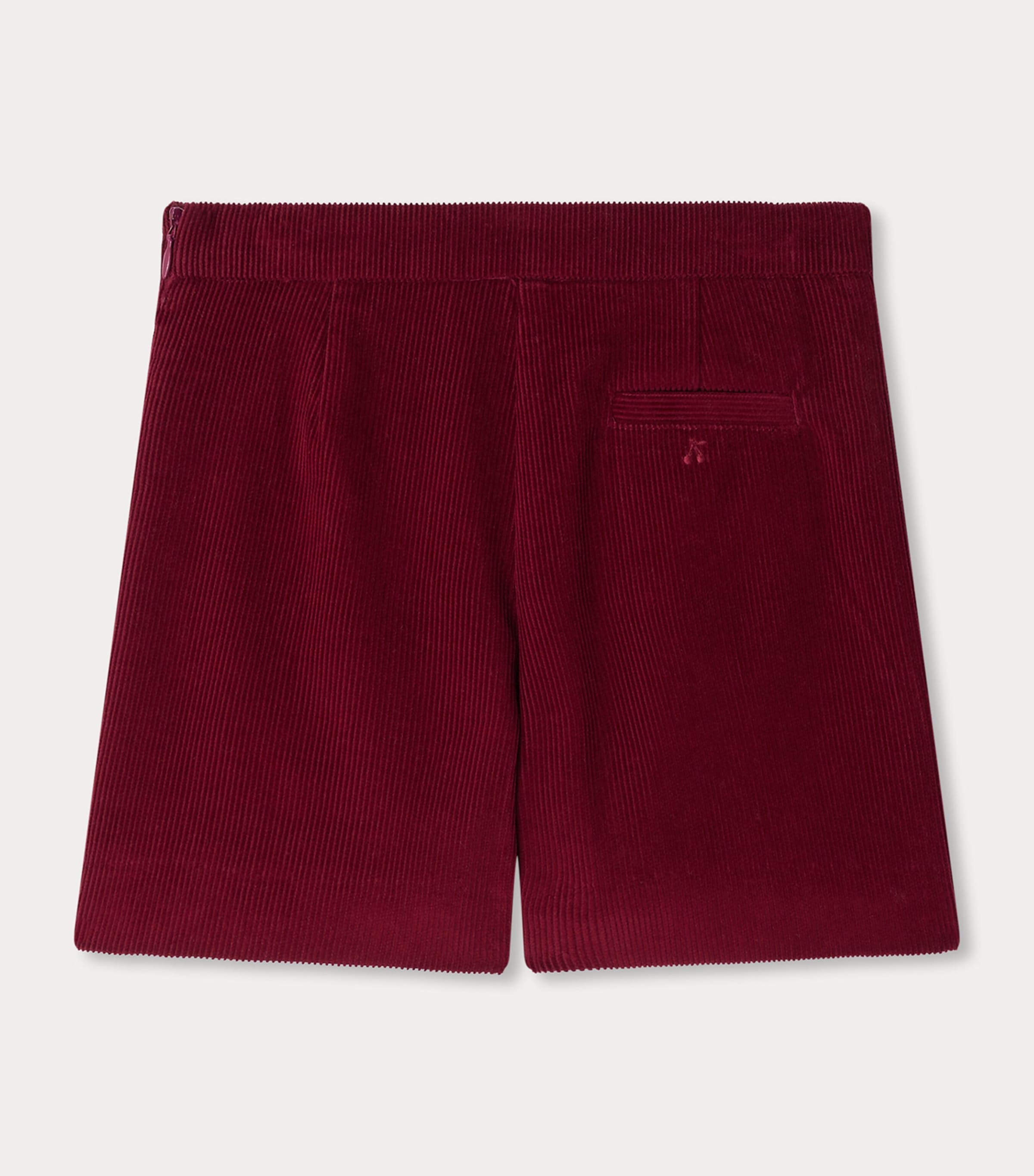 Corduroy Josefina Shorts (10-14 Years) RAISIN Image 2