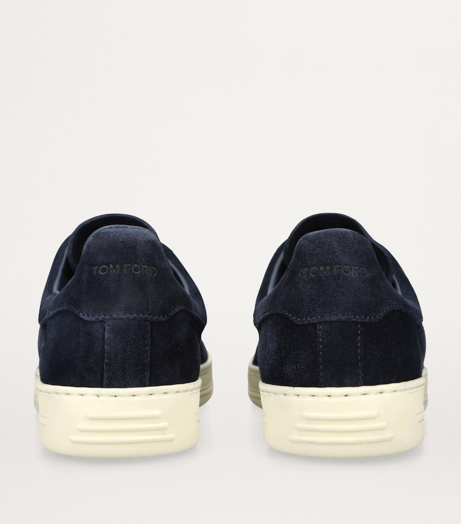 TOM FORD Suede Warwick Sneakers Navy Image 2