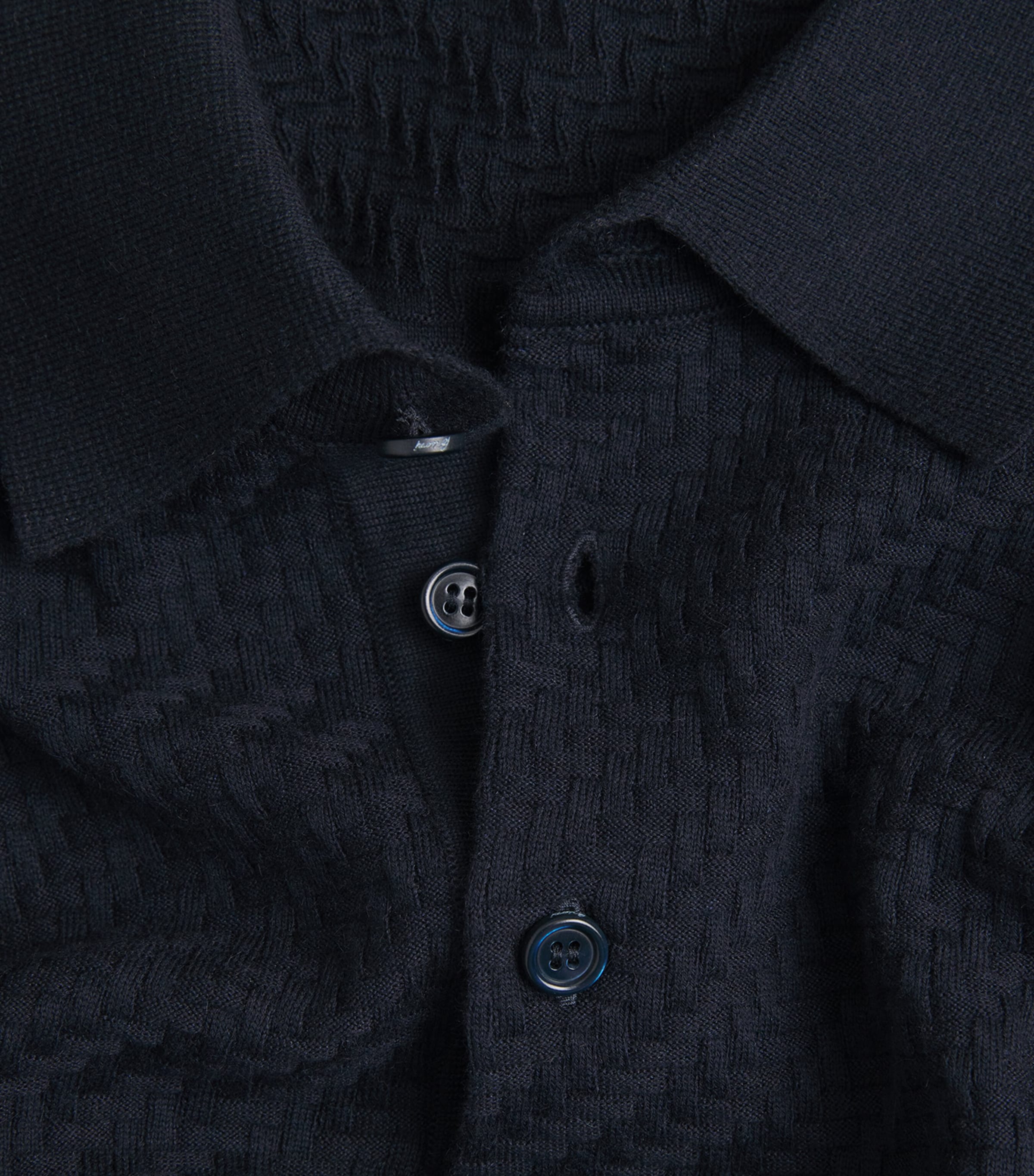 Brioni Mens Cotton-Silk-Cashmere Polo Shirt Image 6