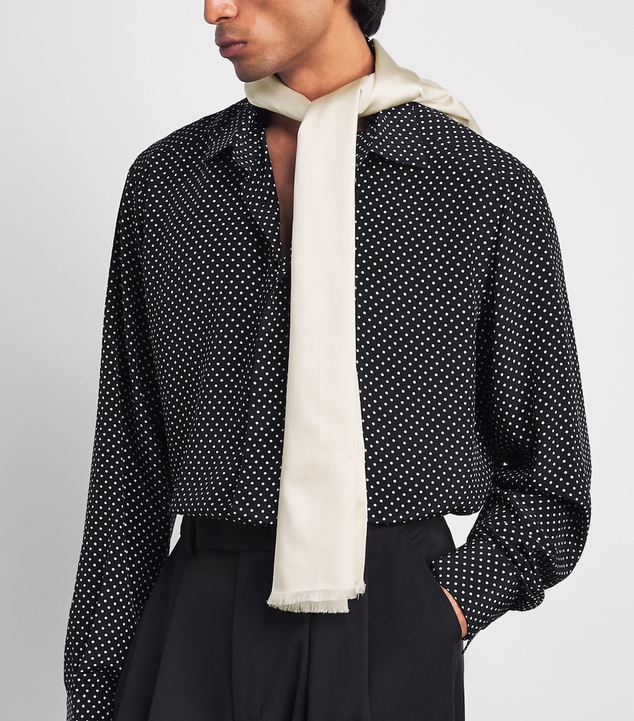 TOM FORD Silk Tuxedo Scarf Wab Image 2