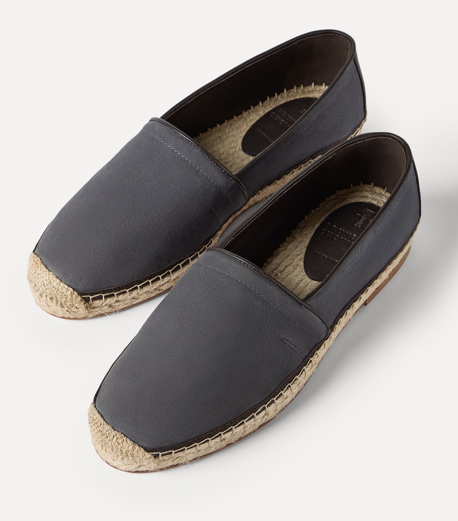 Brunello Cucinelli Grained Calfskin Espadrilles Image 6