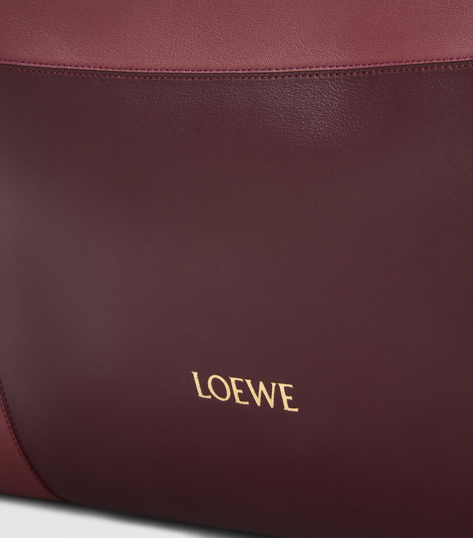 LOEWE x Albers Leather Flamenco Purse Black/burgundy Image 7