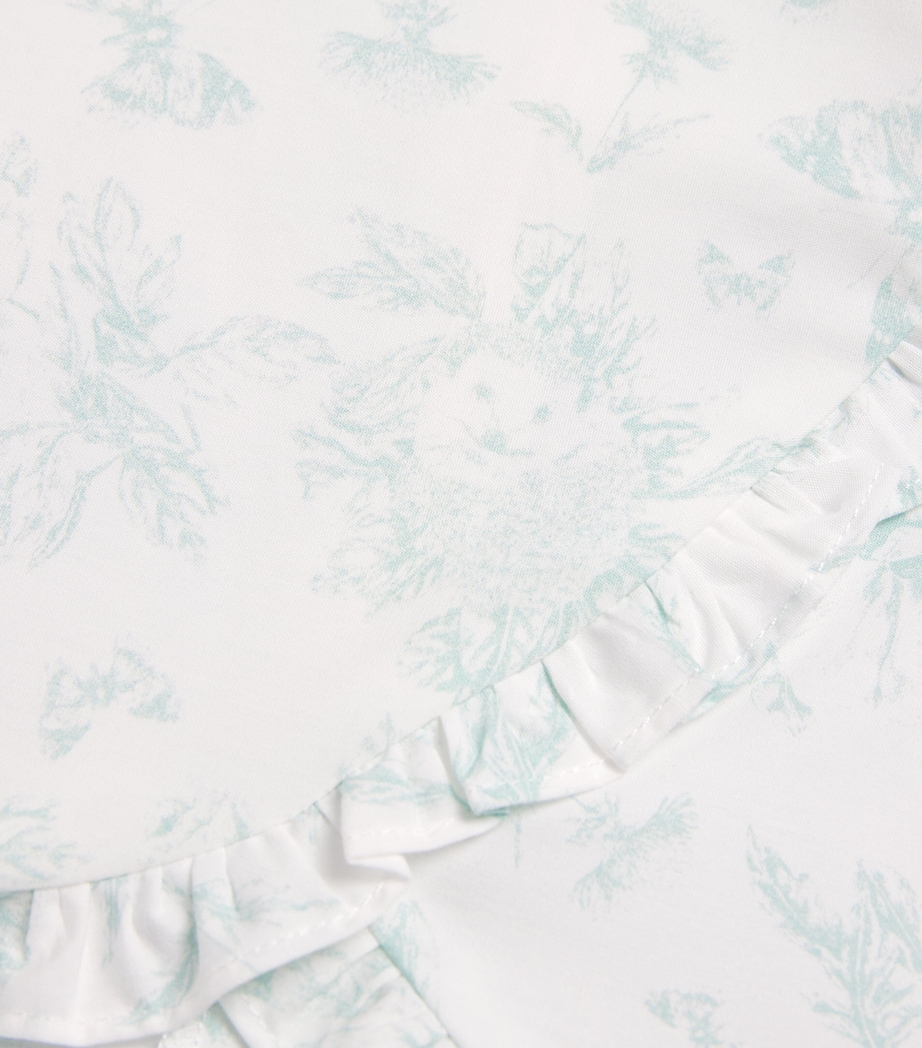 Toile Print Top and Shorts Set (3 Months – 4 Years) VERT D'EAU Image 4