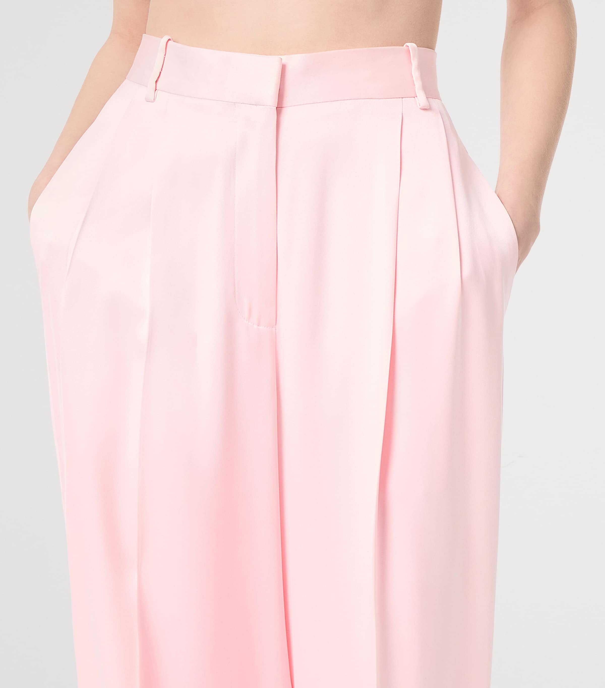 TOM FORD Womens Satin Tailored Trousers Pca Image 4