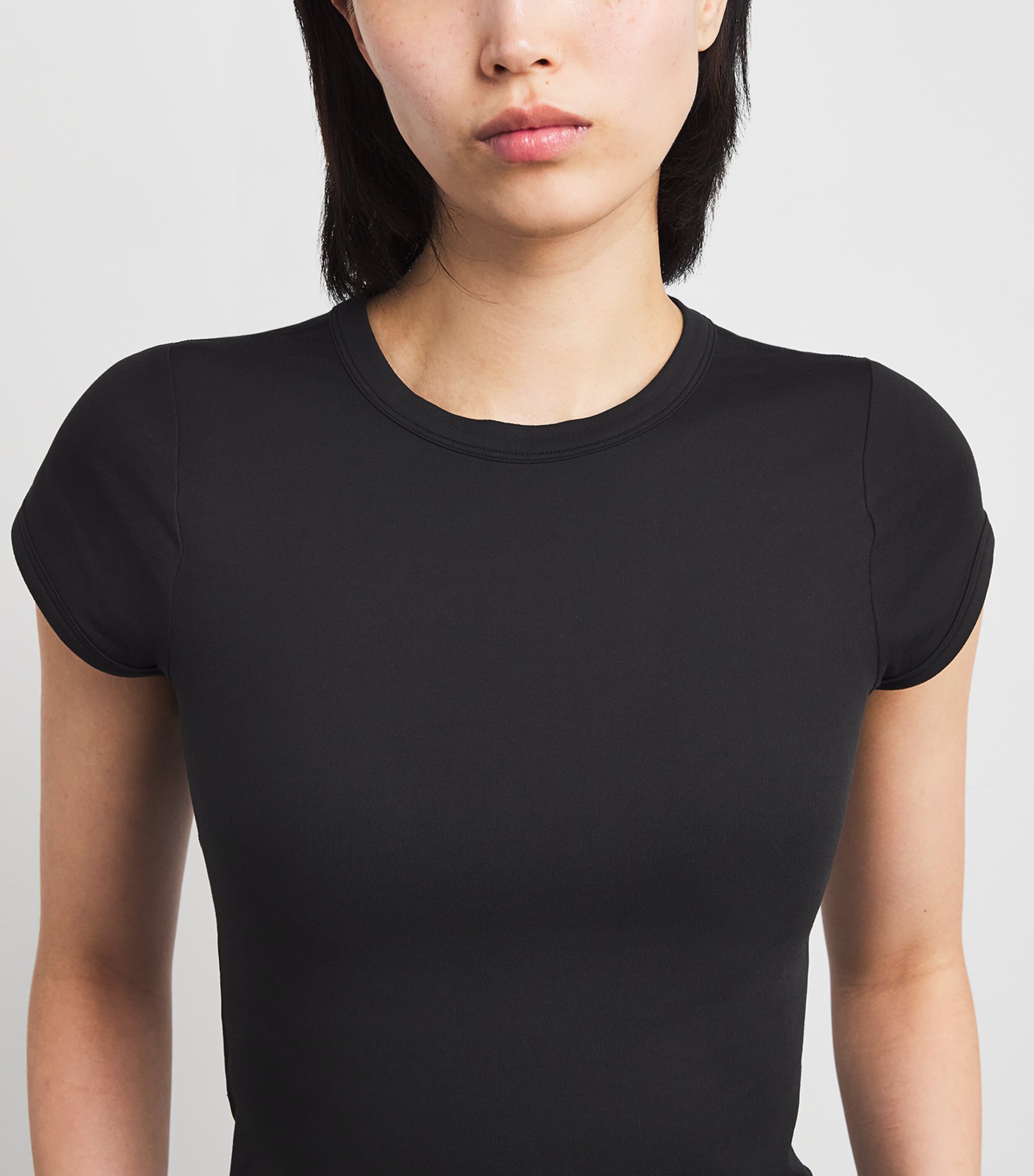 DreamKnit Halo Baby T-Shirt SBK SOLID BLACK Image 6