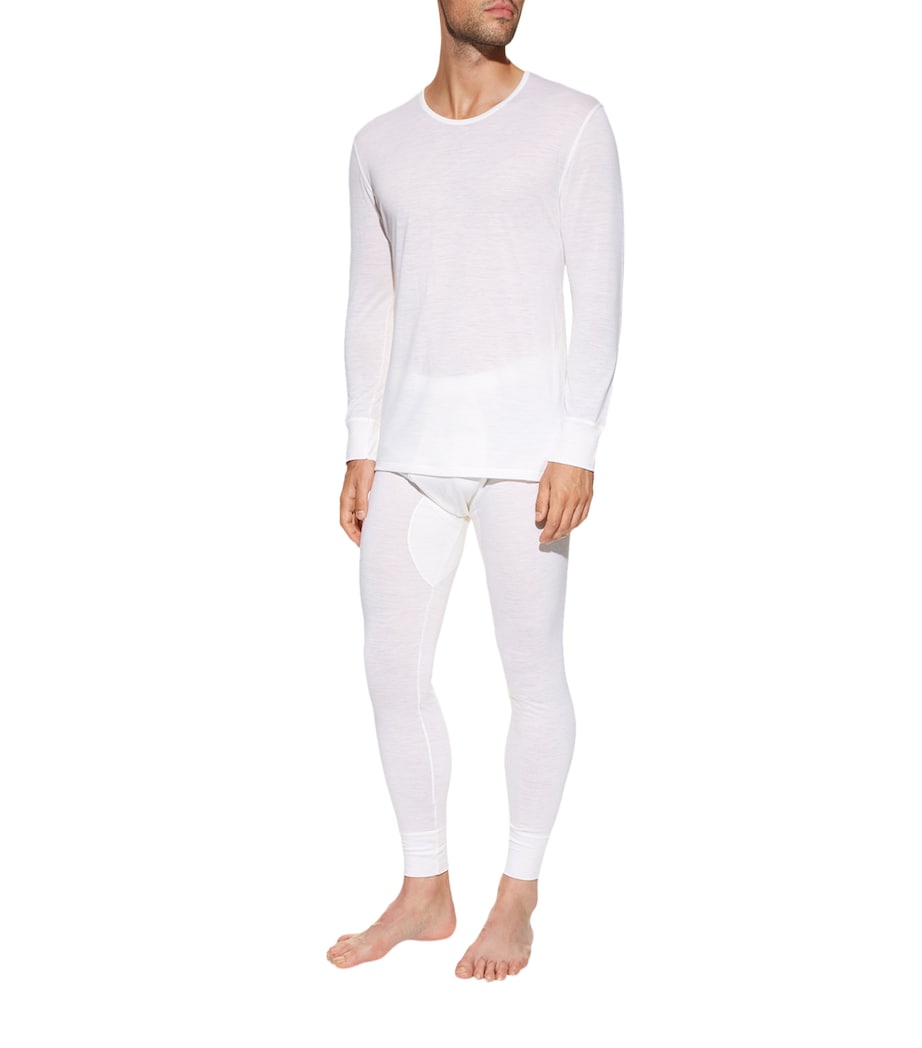 Wool and Silk Long Johns IVORY Image 2