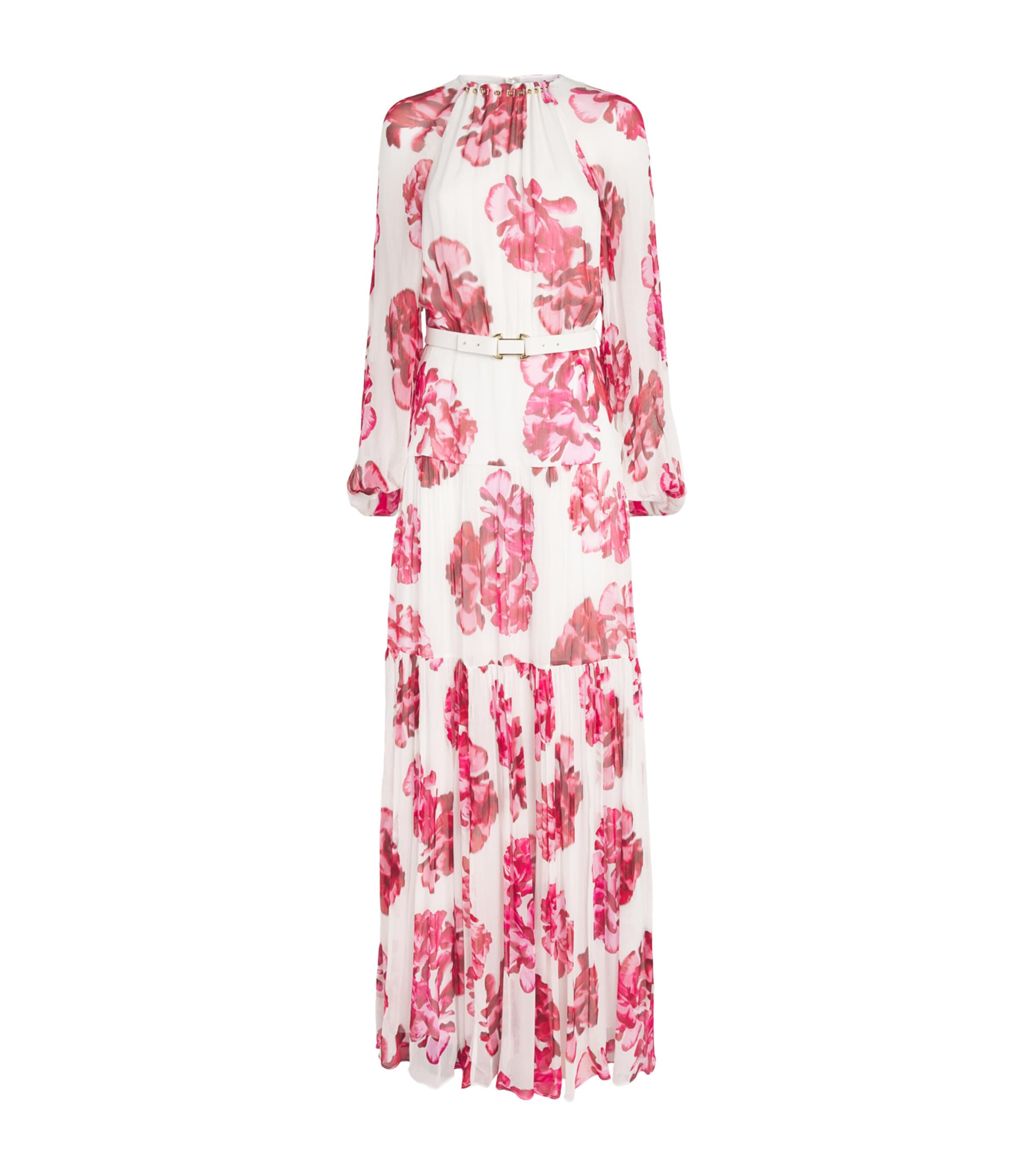 Rebecca Vallance Womens Damask Rose Maxi Dress Print Image 1