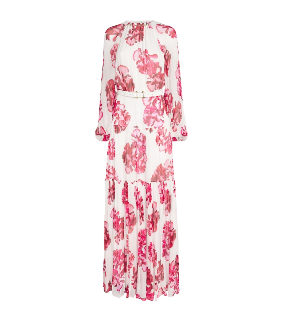 Rebecca Vallance Womens Damask Rose Maxi Dress Print Image 1