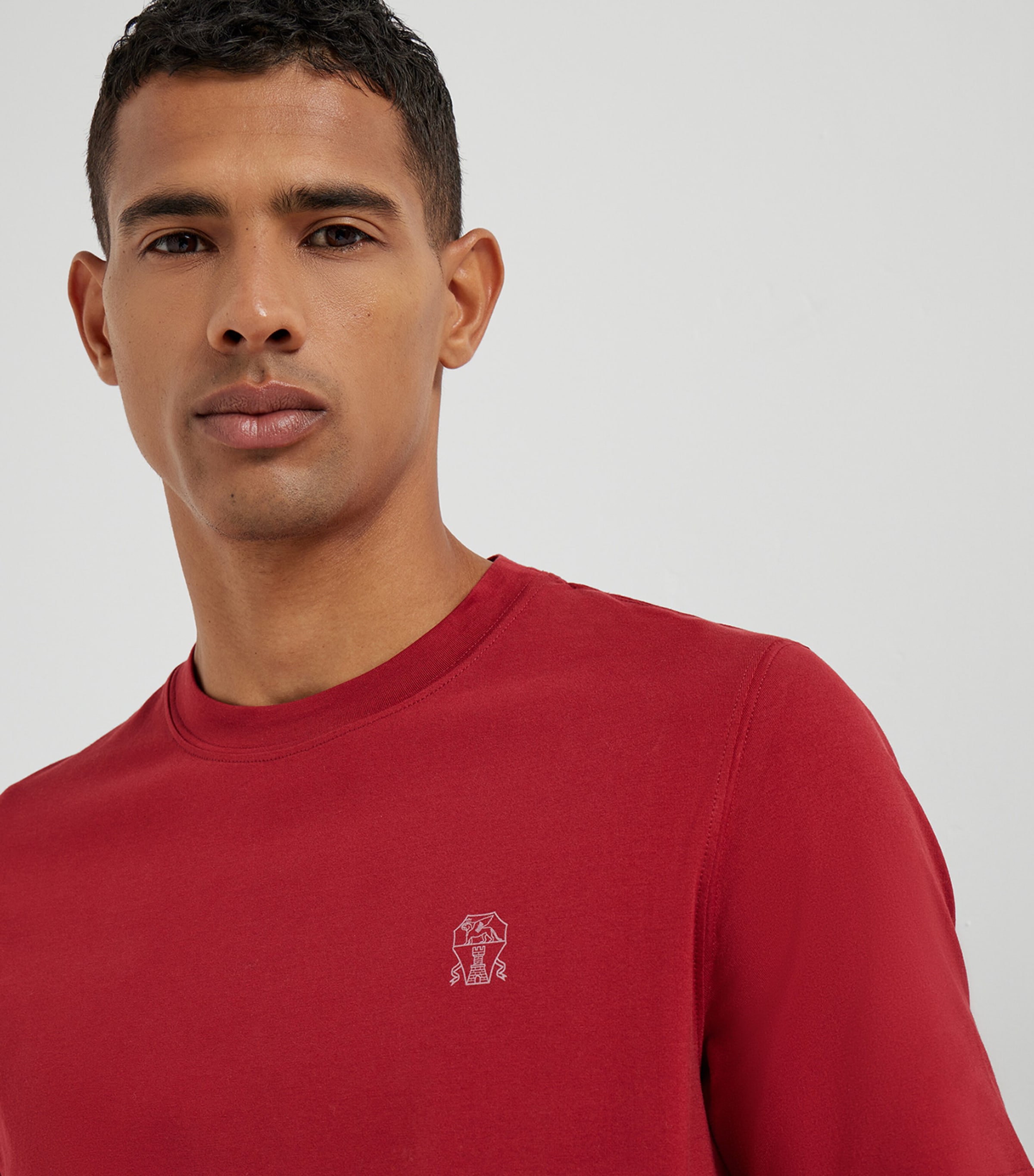 Cotton-Jersey Logo T-Shirt CEJ08 Image 6