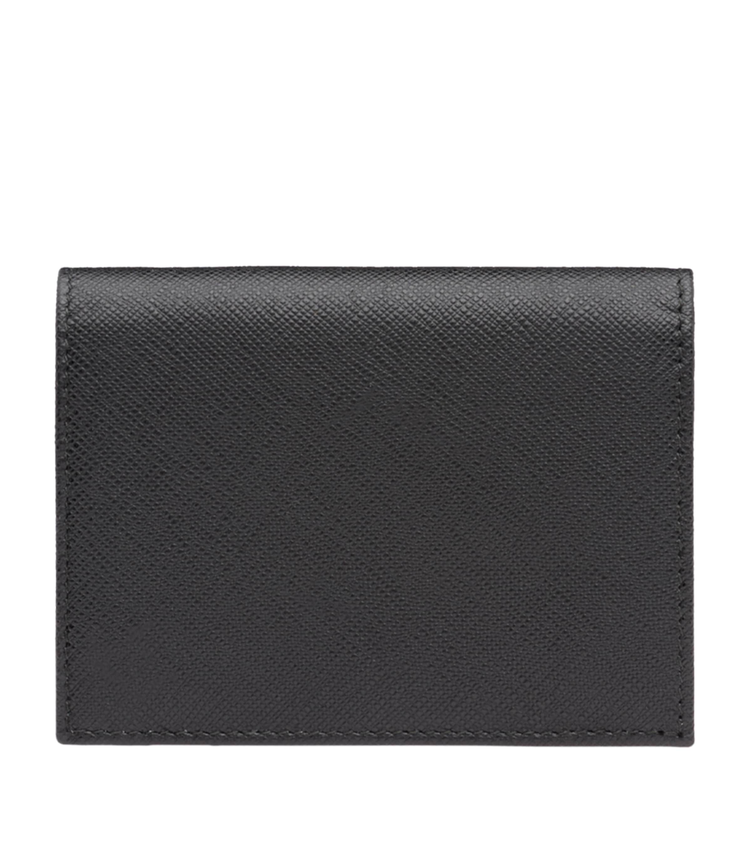 Small Saffiano Leather Bifold Wallet F0002 Image 4