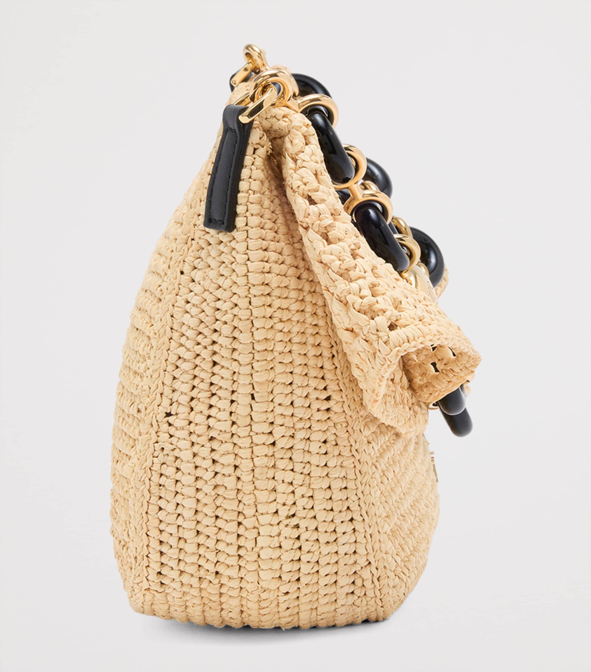 LOEWE x Paula's Ibiza Medium Raffia Ola Shoulder Bag