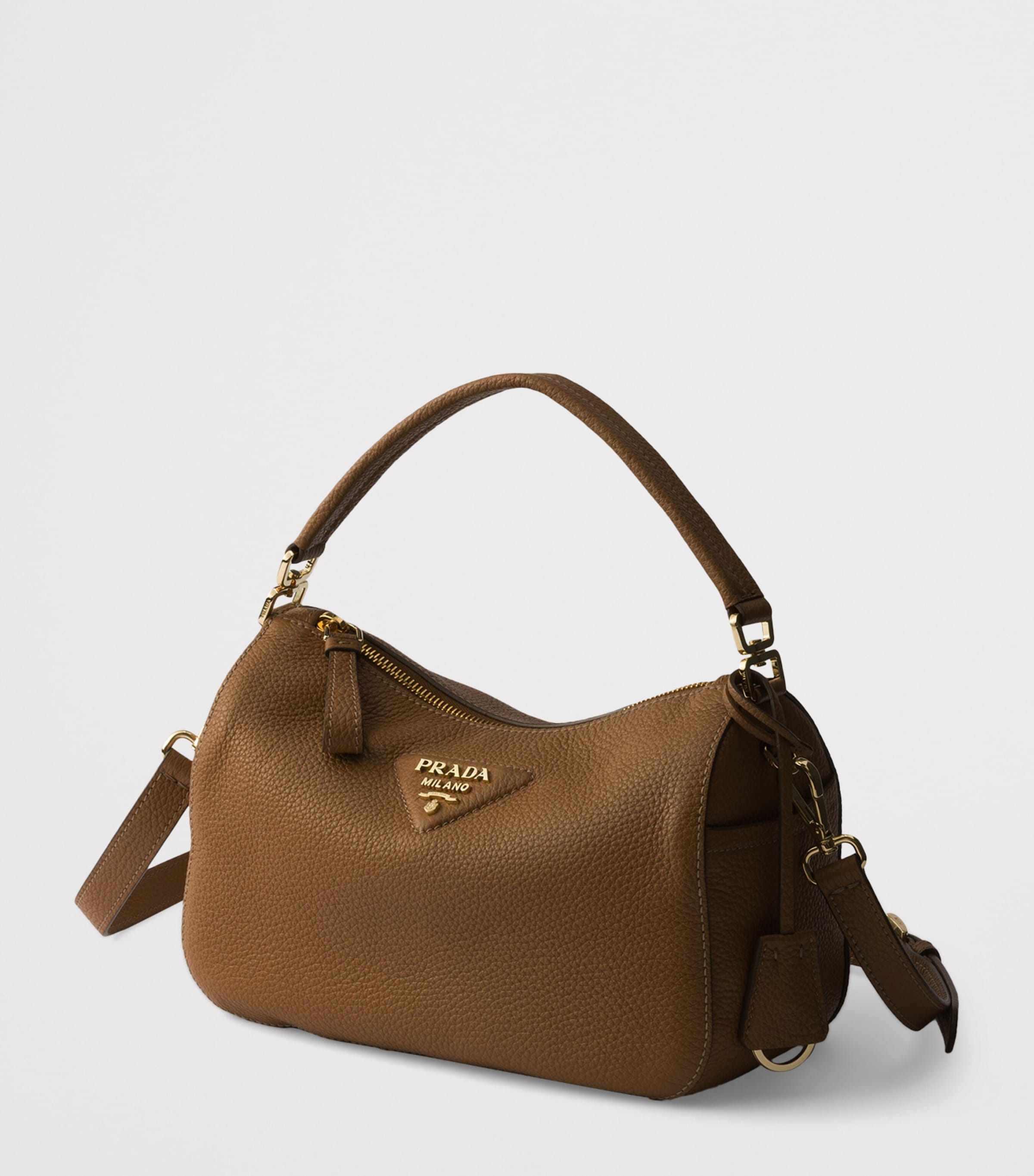 Prada Womens Small Leather Top-Handle Bag Image 2