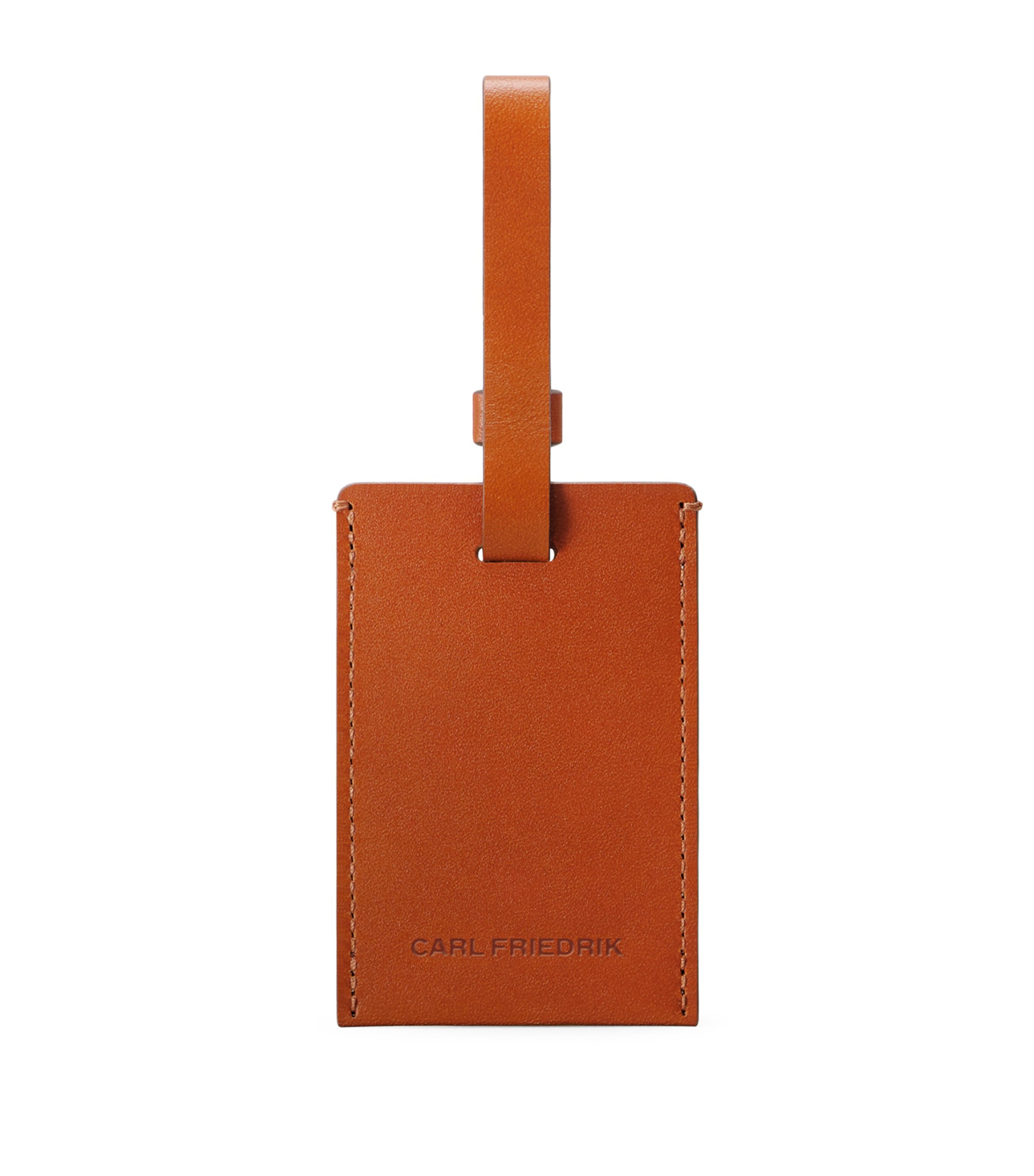 Leather Luggage Tag COGNAC Image 1