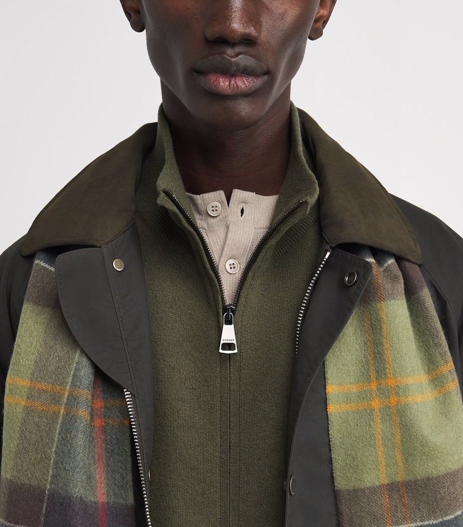 Wool Technical Zip Cardigan LODEN Image 6