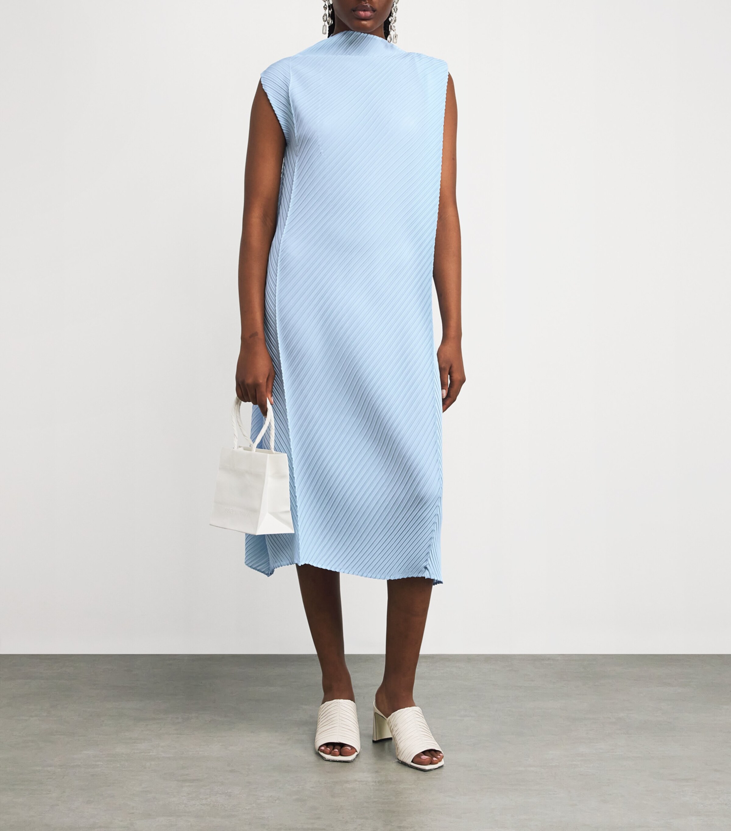 strapless open back dress Nancy Pleat Dress Bubblegum – Goose Island