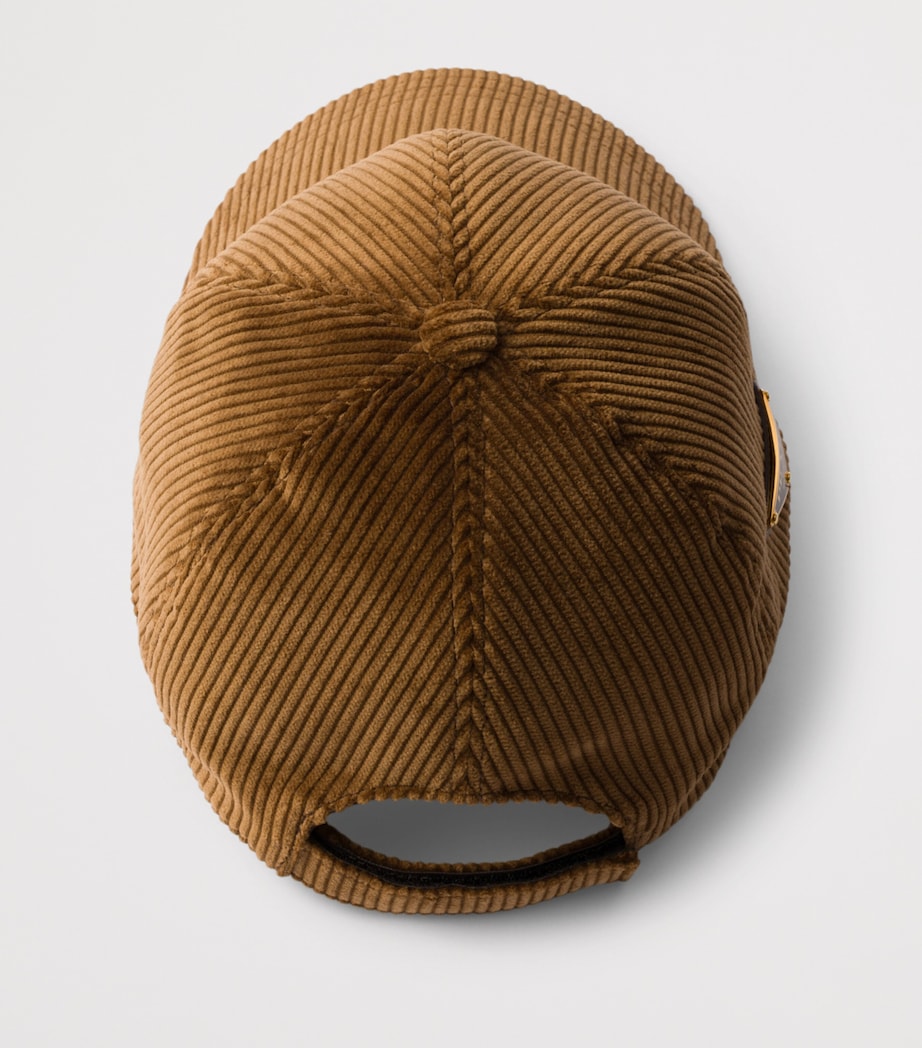 Cotton Corduroy Baseball Cap F0005 Image 2
