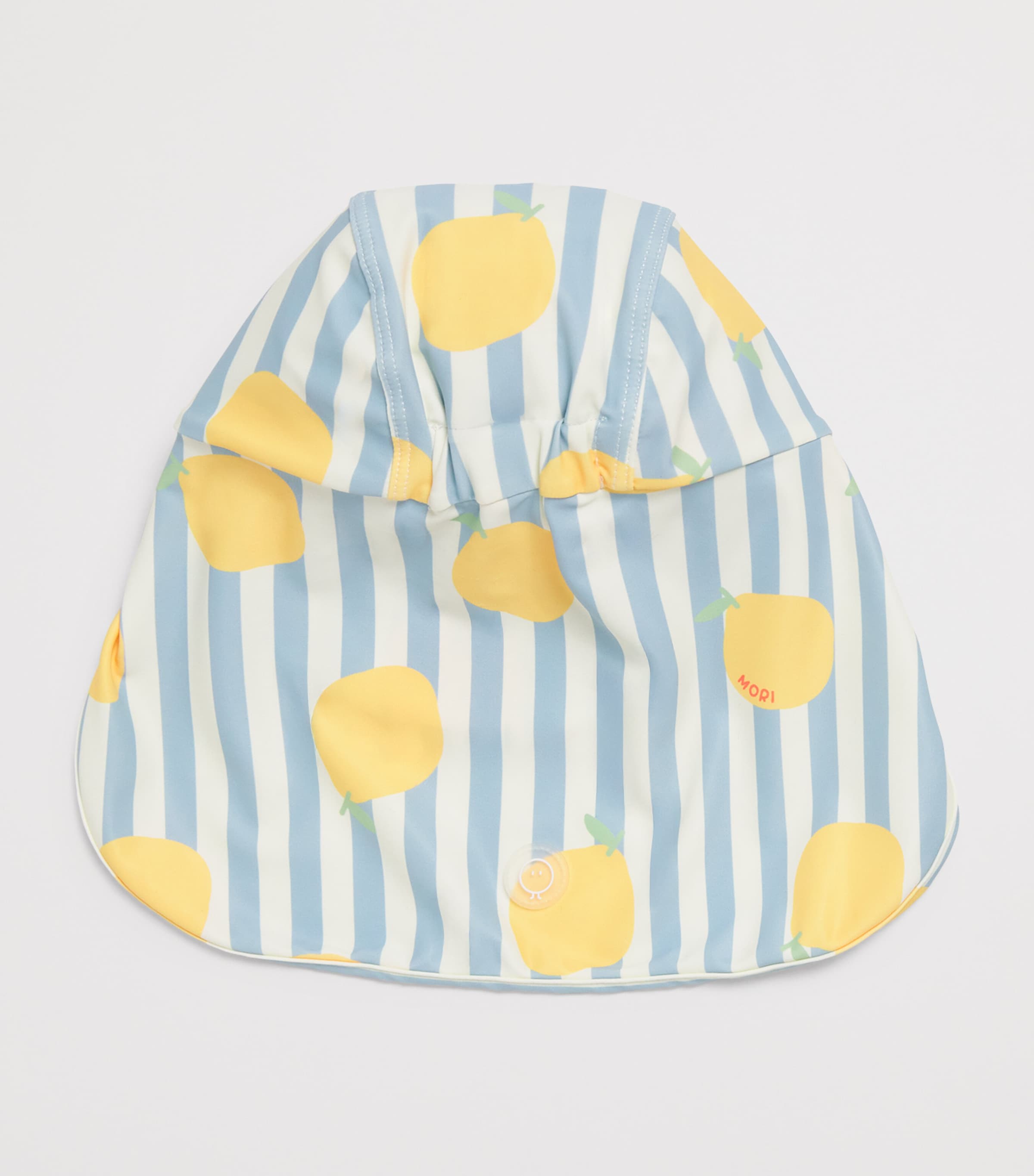 MORI Lemon Swim Hat (9-12 Months) Lemon & Blue Image 2