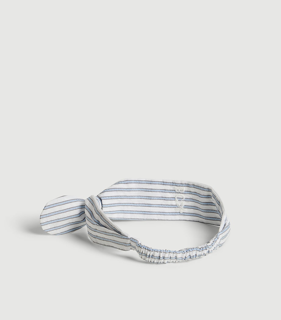 Brunello Cucinelli Kids Cotton-Blend Sparkling Baby Bernie Headband Image 3