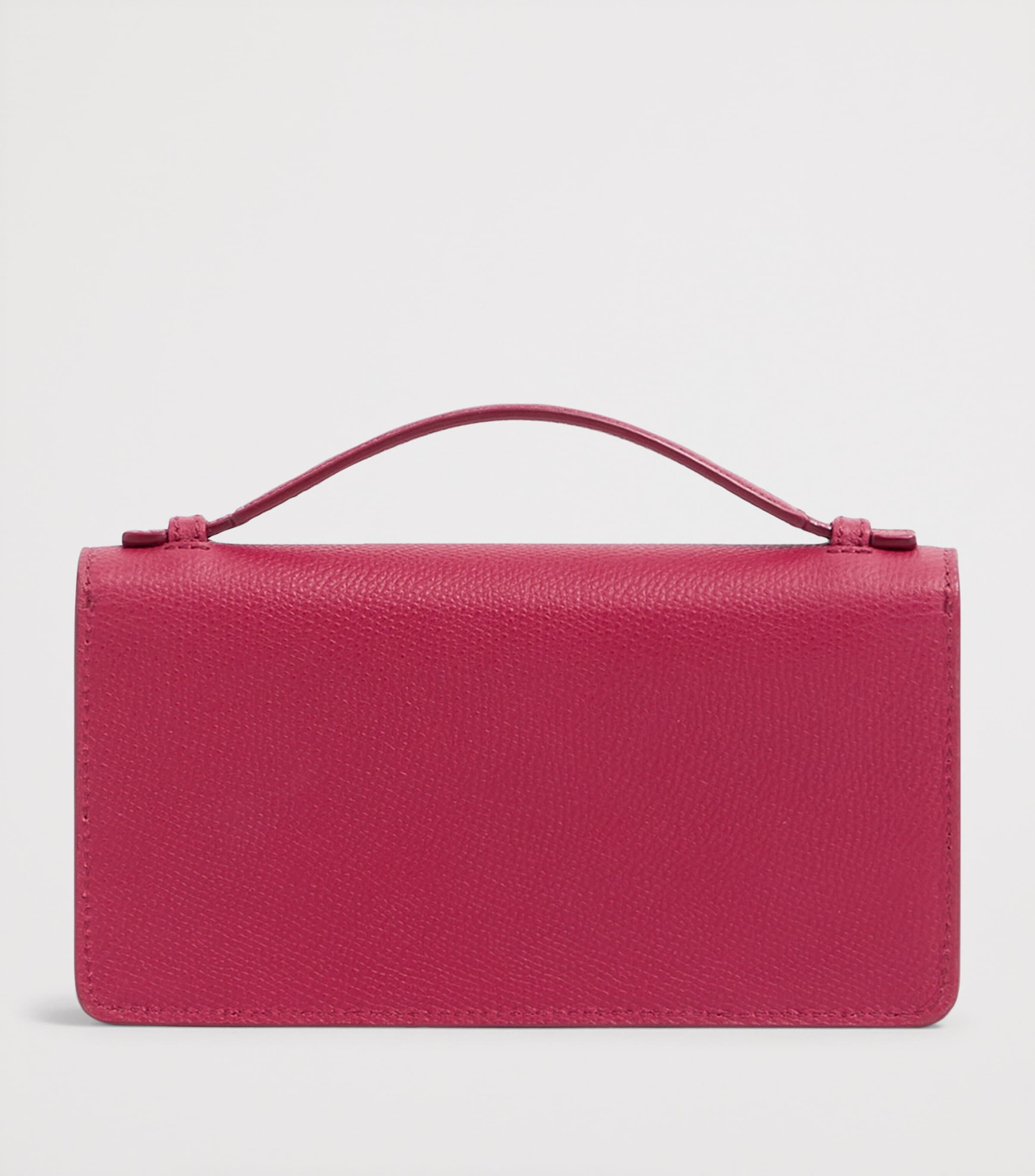Valentino Garavani Leather Vlogo Signature Chain Wallet Image 4