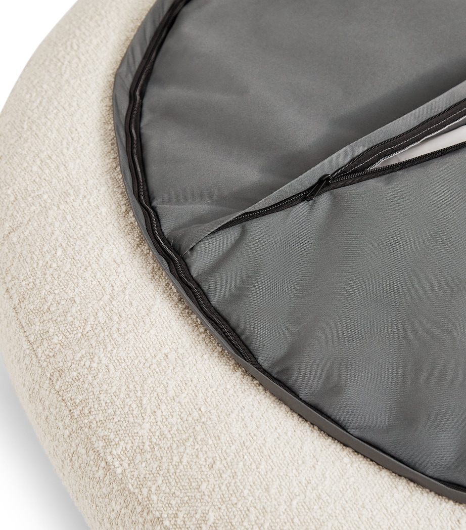 Medium Bouclé Cloud Dog Bed WHITE Image 5