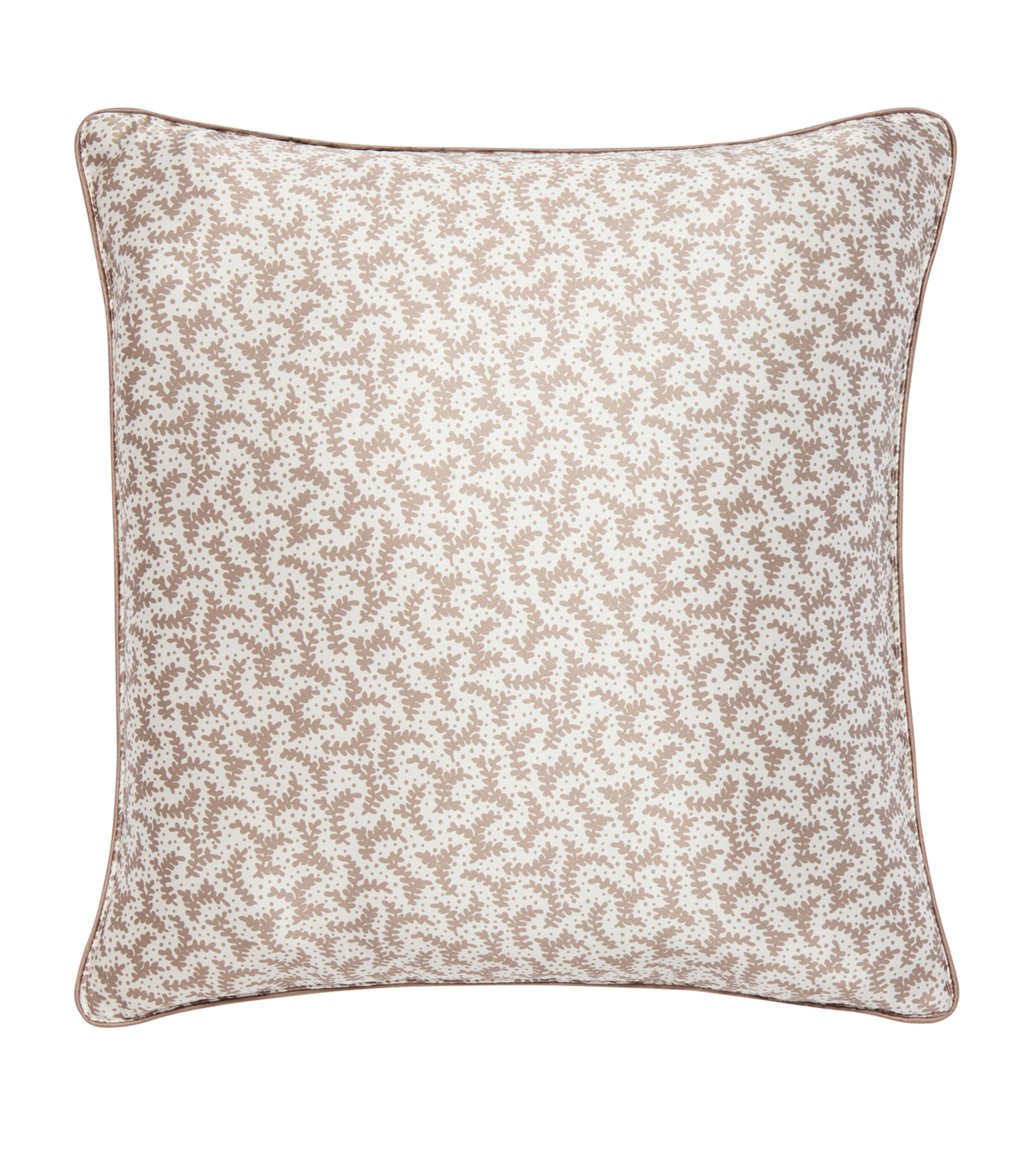 Silk Piped Fern Cushion (40cm x 40cm)