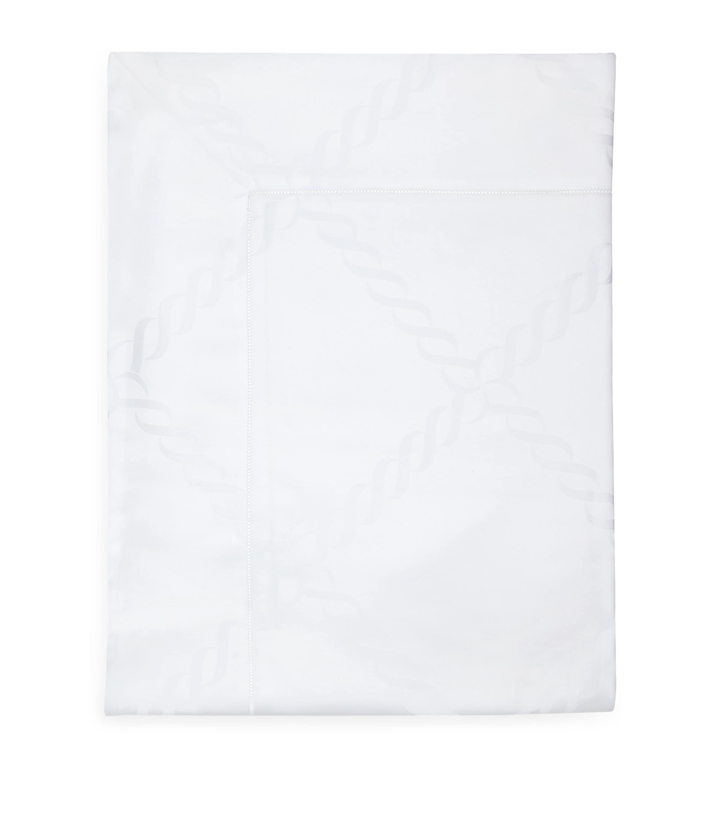 Pratesi Treccia King Flat Sheet In White