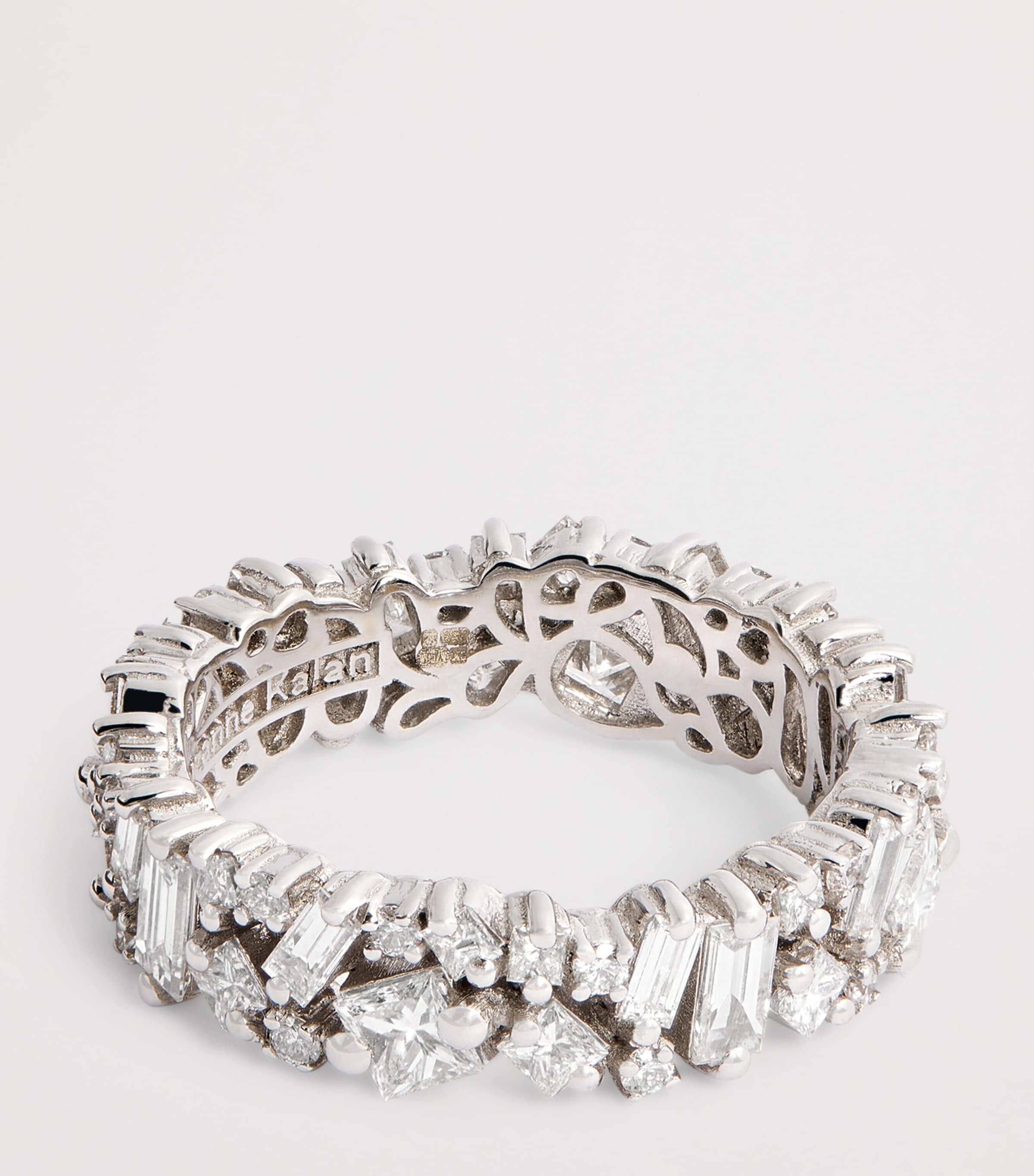 Suzanne Kalan White Gold and Diamond La Fantaisie Eternity Ring Wg/wd Image 3