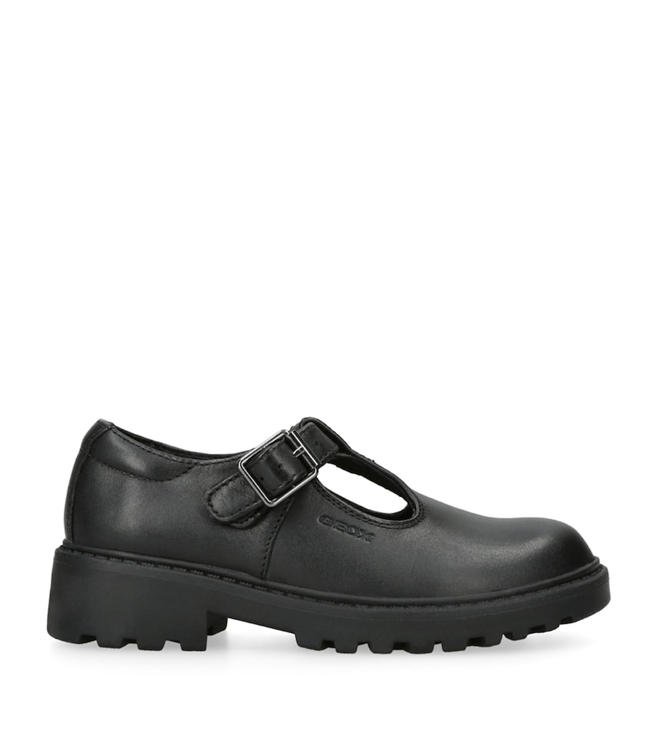 Leather Casey Mary Jane Shoes BLACK Image 1